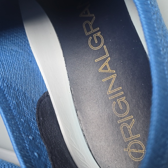 Cole Haan ØriginalGrand Stitchlite Wingtip Oxford  Pacific Blue Men's Size 13M - Picture 15 of 17